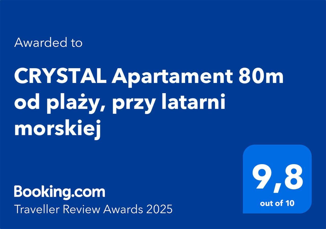 Crystal Apartament 80M Od Plazy, Przy Latarni Morskiej 科沃布热格 外观 照片